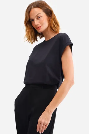 C&A Camiseta básica muscle tee feminina de algodão