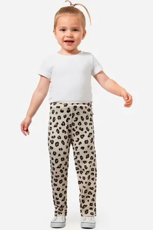 C&A Calça legging infantil animal print colorido