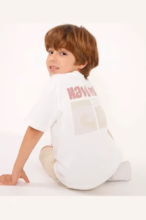 C&A Camiseta de algodão infantil manga curta have fun