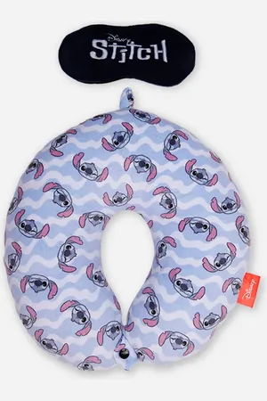 C&A Apoio de pescoço com máscara de dormir stitch