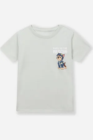 C&A Camiseta de algodão infantil patrulha canina verde