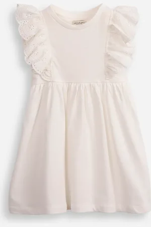 C&A Vestido infantil de algodão com babado