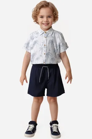 C&A Boardshort infantil com bolso azul