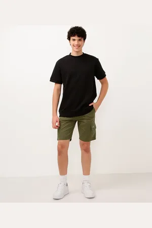C&A Bermuda juvenil de sarja cargo com bolso