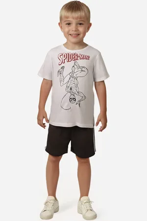 C&A Camiseta de algodão infantil homem aranha