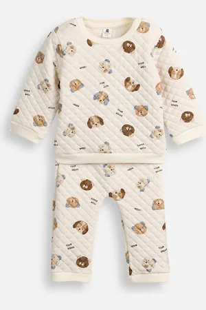 C&A Conjunto infantil longo matelassê cachorrinho