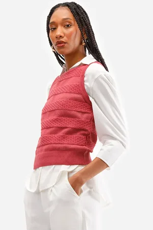 C&A Regata de tricot texturizada rosa
