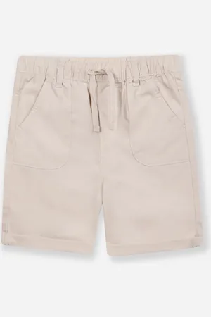 C&A Bermuda reta infantil com bolsos bege