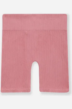 C&A Bermuda ciclista infantil canelada rosa