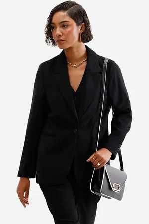 C&A Blazer de alfaiataria feminino com viscose