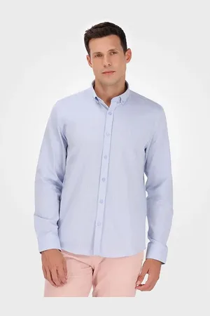 Calvin Klein Camisa Masculina Oxford