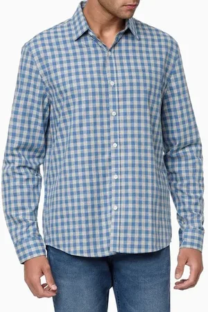 Calvin Klein Camisa Masculina Manga Longa Regular Heather