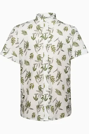 Calvin Klein Camisa Mc Ckjr Folhagem