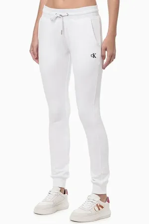 Calvin Klein Calça Feminina Malha Felpada Reissue Jeans