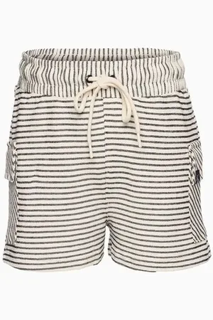 Calvin Klein Short Menina Malha Moletinho Listrado