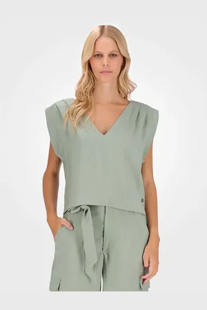 Calvin Klein Top Feminino Pregas Ombro
