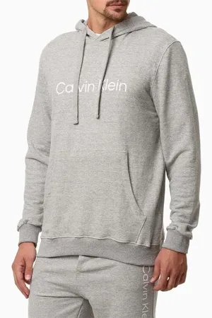 Calvin Klein Blusão Masculino Moletinho Capuz e Bolso