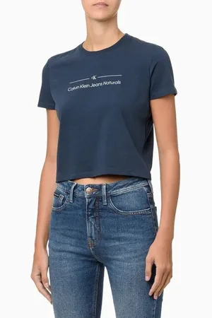 Calvin Klein Camiseta Feminina Cropped