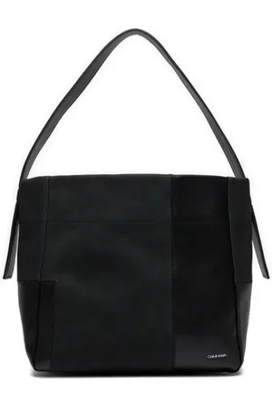 Calvin Klein Bolsa Feminina Média Recortes Pu