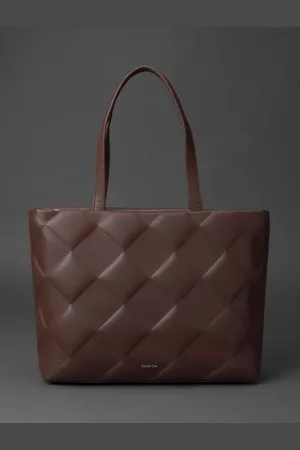 Calvin Klein Bolsa Feminina Shopper Diamond Quilt