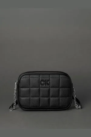 Calvin Klein Bolsa Feminina Pequena Quilt Alça Corrente