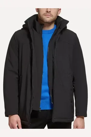 Calvin Klein Jaqueta Masculina Clássica Com Capuz Jeans