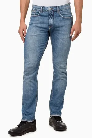 Calvin Klein Calça Jeans Masculina Straight 5 Pockets