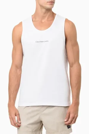 Calvin Klein Regata Jeans Masculina Logo Centralizado