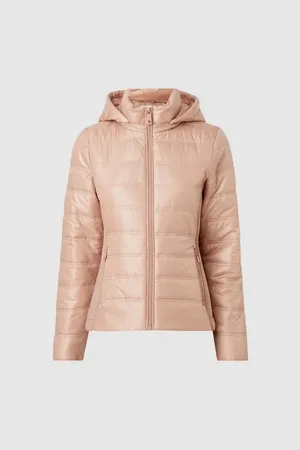 Calvin Klein Jaqueta Feminina Matelassê Acinturada Nylon
