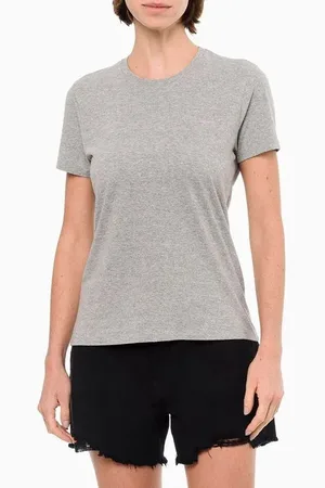 Calvin Klein Camiseta Feminina Slim Estampa Mini Jeans
