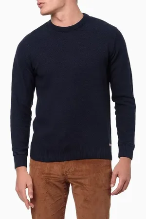 Calvin Klein Tricot Masculino Ponto Arroz