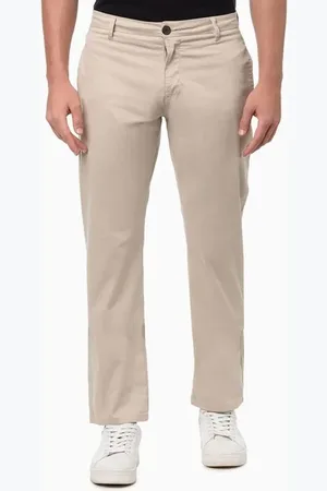 Calvin Klein Calça Masculina de Chino Reta Essential