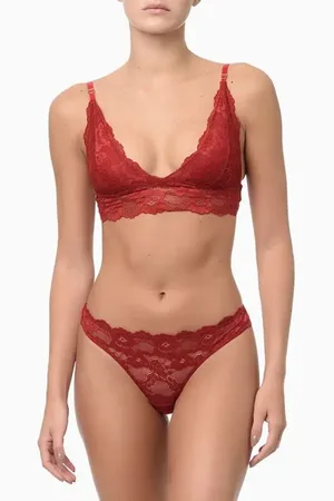 Calvin Klein Sutiã Feminino Triangulo Black Lace Underwear