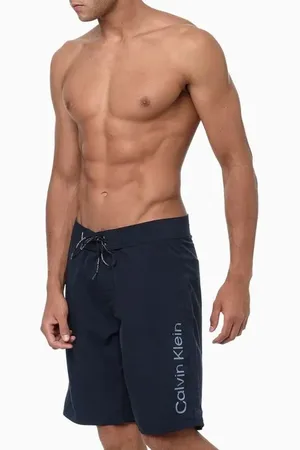 Calvin Klein Bermuda Praia Masculina Logo Lateral Swimwear