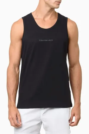 Calvin Klein Regata Jeans Masculina Logo Centralizado
