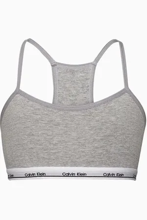 Calvin Klein Top Infantil Nadador Com Alça Fina Elástico Com Logo Underwear