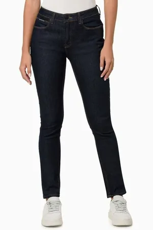 Calvin Klein Calça Jeans Feminina Skinny Com Stretch Cintura Alta Jeans