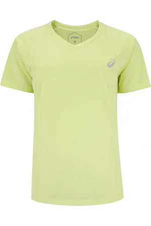 Asics Camiseta Manga Curta Basic Logo Feminina