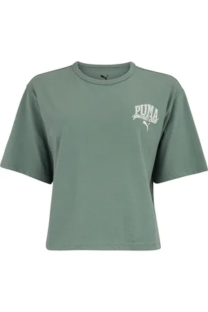 PUMA Blusa Cropped Feminina Manga Curta Class Relaxed