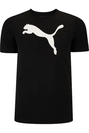 PUMA Camiseta Masculina Manga Curta ESS Logo Poly