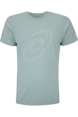 Asics Camiseta Manga Curta Logo Espiral Crepe - Masculina