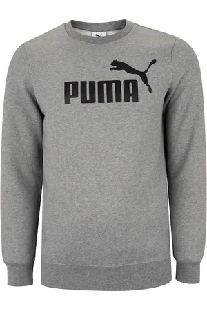 PUMA Blusão Masculino Essentials 1 Logo Crew Fleece