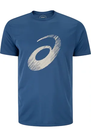 Asics Camiseta Masculina Manga Curta Estampa Treino