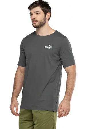PUMA Camiseta Masculina Manga Curta Essentials Small Logo