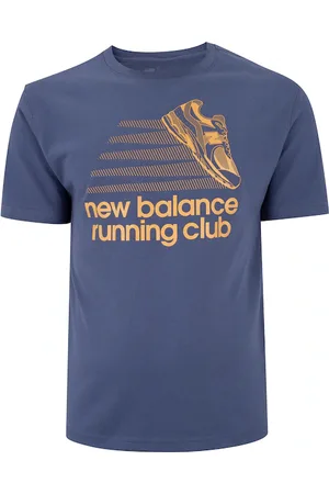 New Balance Camiseta Masculina Manga Curta Athletics Running Club