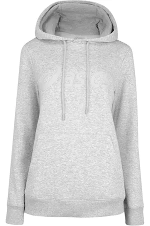 Asics Blusa de Moletom Feminina com Capuz Canguru e Fleece