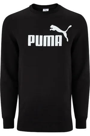 PUMA Blusão Masculino Essentials 1 Logo Crew Fleece