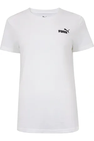 PUMA Camiseta Feminina Manga Curta Essentials Small NO 1 Logo Tee