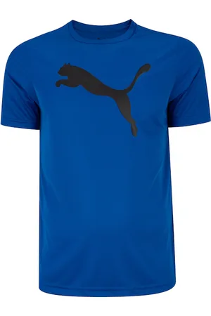 PUMA Camiseta Masculina Manga Curta ESS Logo Poly