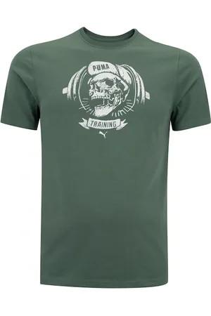 PUMA Camiseta Masculina Manga Curta Training Skull